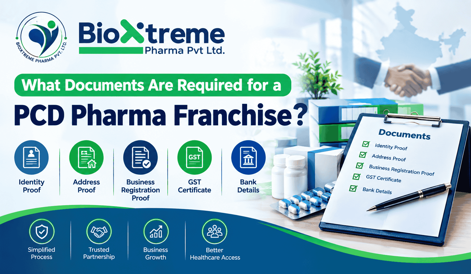 citriclabs | What Documents Are Required for a PCD Pharma Franchise?